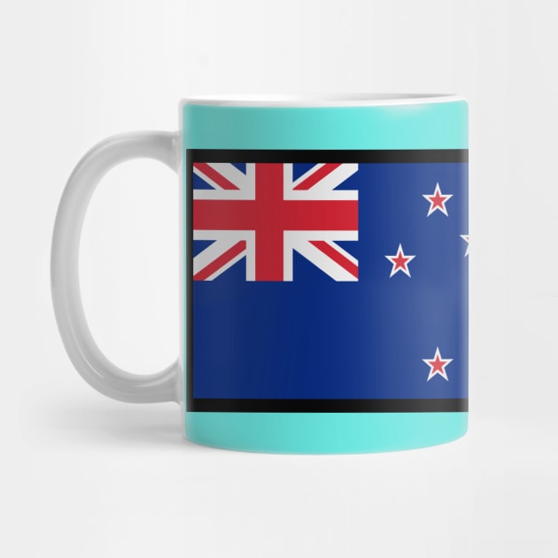 New Plymouth City in New Zealand Flag by aybe7elf